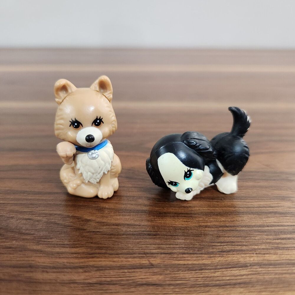 Littlest Pet Shop Vintage 2 Dogs Puppies Kenner 1992